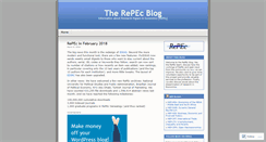 Desktop Screenshot of blog.repec.org